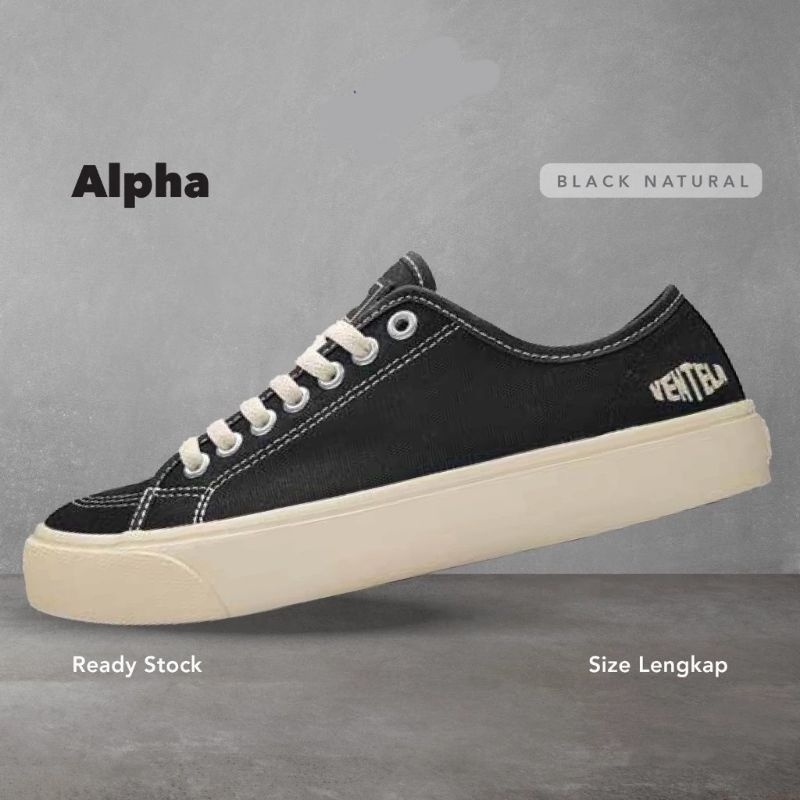 ventela alpha black white/black natural