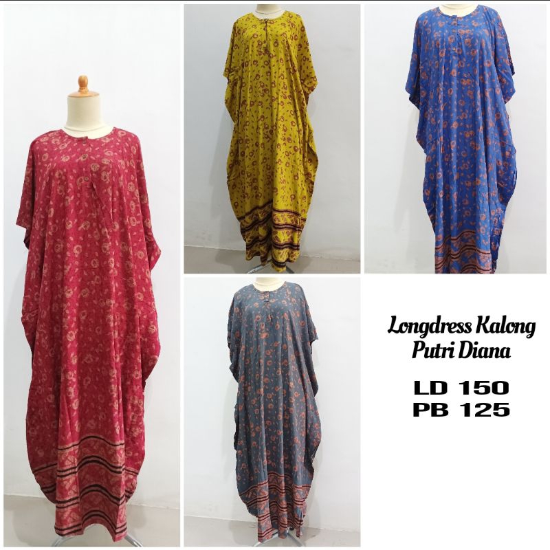 Daster lowo jumbo LongDress Kalong by putri diana busui friendly daster batik jumbo