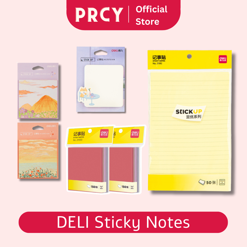 

Kertas Memo Tempel Deli Sticky Notes Kertas Penanda Tidak Mudah Sobek