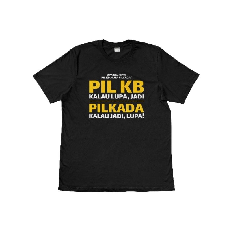 T-SHIRT KAOS DISTRO PIL KB COMBED 30S