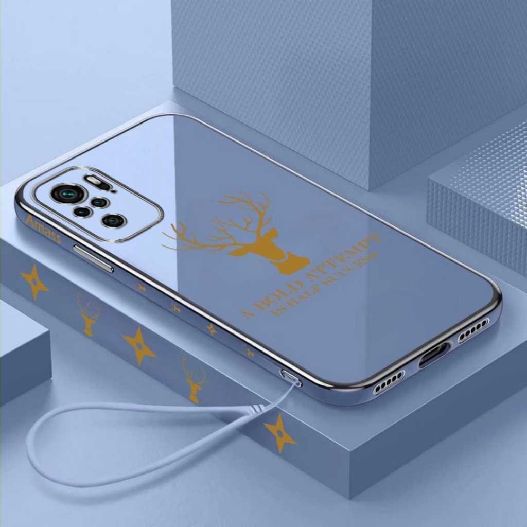 Case Xiaomi Redmi Note 10 Pro 4G Silicone Softcase Plating Deer Plus Tali