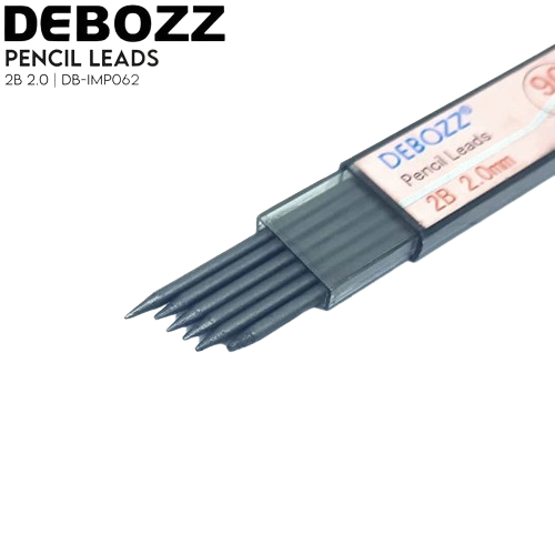 

Isi Pencil Mekanik Debozz 2B - 2.0 mm / Pencil Leads Debozz 2.0 mm