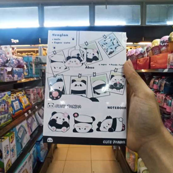 

Gramedia - kako cute panda HC notebook A5 white