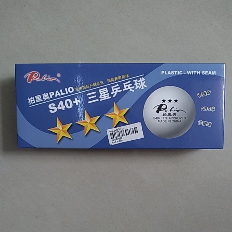 bola pingpong palio isi 10