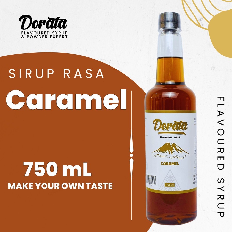 

DORATA CARAMEL SYRUP 750ML, CAMPURAN MINUMAN KAFE PREMIUM DLL