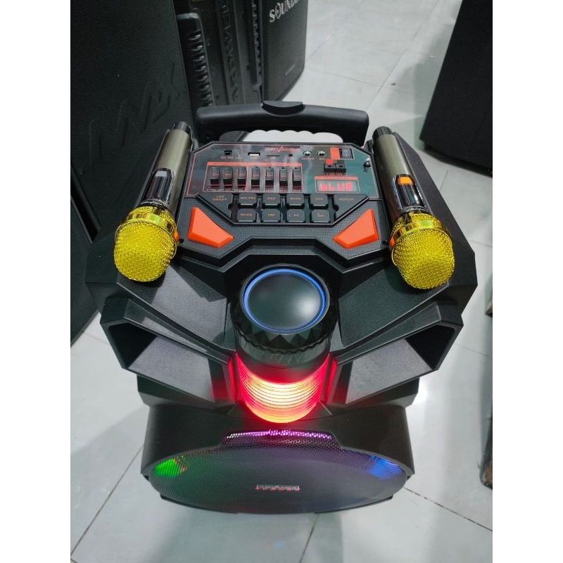 Speaker Portabel Advance K1512-C 15 inchi Karaoke Bluetooth K 1512C Wireless