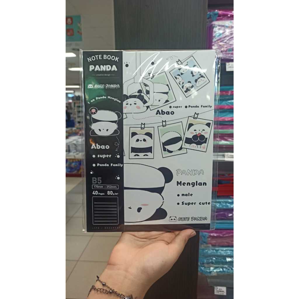 

Gramedia - Kako cute panda exercise book B5 white