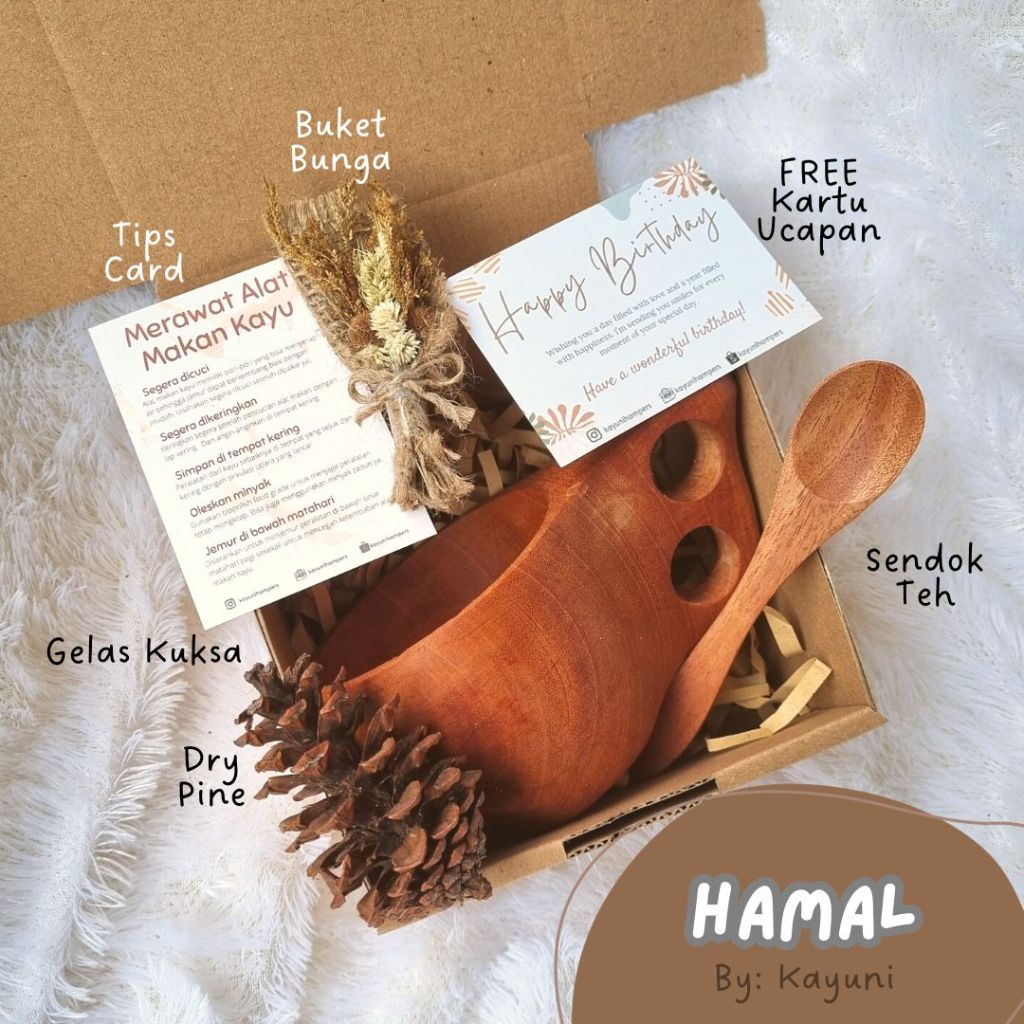 

Promo 7.7 Hampers Gelas Kuksa Set Kado Estetik / Wedding Gift Parcel Tukar Kado Anniversary / Kado