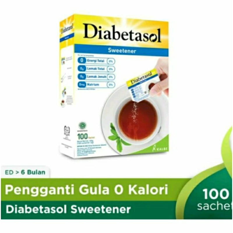 

gula diabetasol sweetener 100sachet