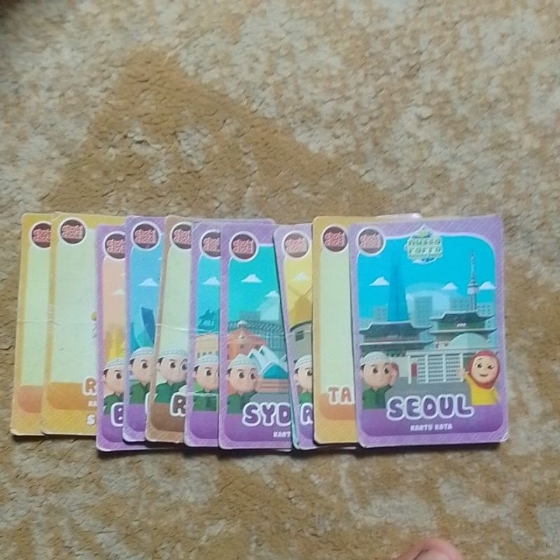 kartu nussa dan rara keliling dunia langka yang sudah gak ada lagi