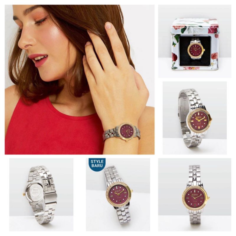 JAM TANGAN WANITA SOPHIE MARTIN PARIS MEISIE SILVER