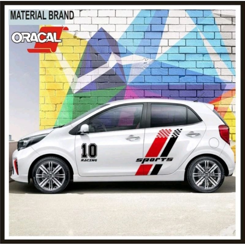 Sticker cutting Sticker Mobil Agya Ayla Datsun go