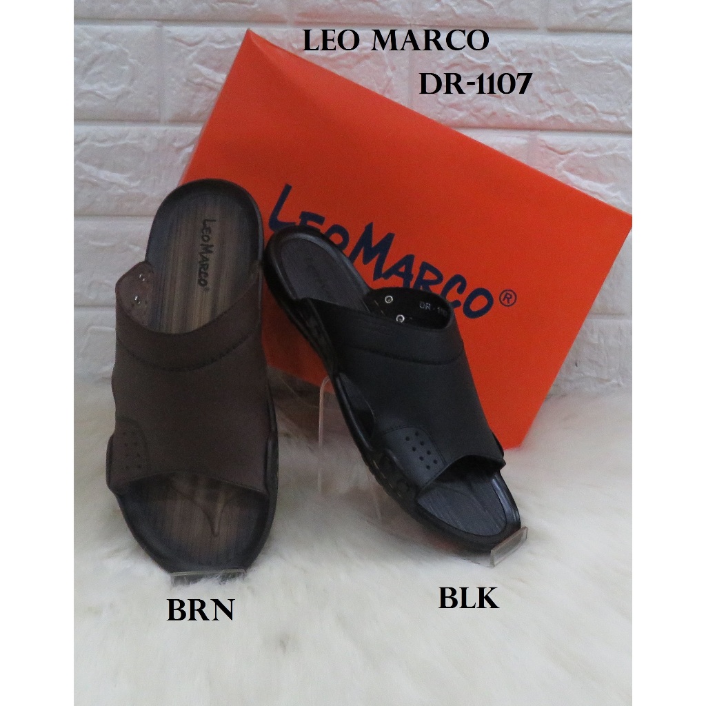 SANDAL PRIA KULIT MEREK LEO MARCO ART DR-1107 PRICE RP 313.900 BRAND ORIGINAL