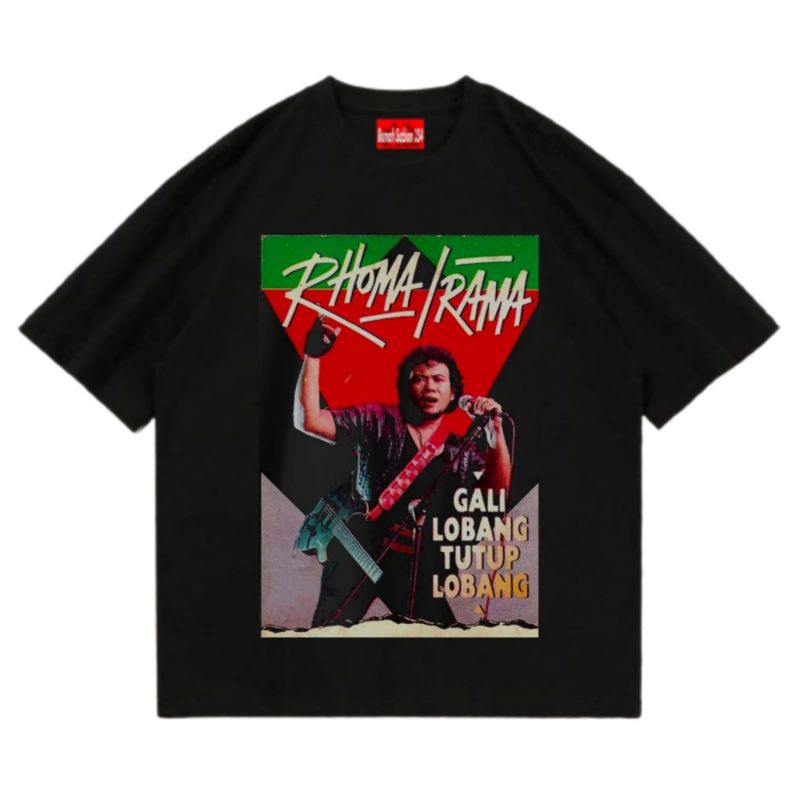 KAOS RHOMA IRAMA TSHIRT MUSIK RAJA DANGDUT FORSA 01 | kaos RHOMA IRAMA raja dangdut rap tee / baju R