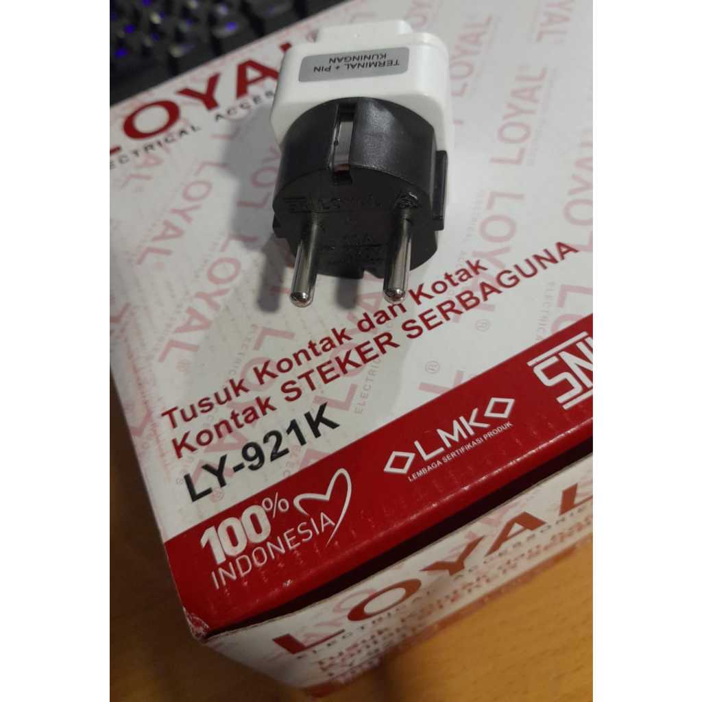 Terminal LOYAL STEKER SERBA GUNA LY-921K Colokan kaki 3