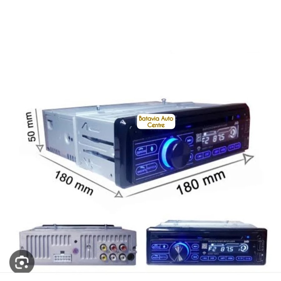 ape Head Unit Mobil Single Din DVD Bluetooth USB Mp4 Mp3 SD Card