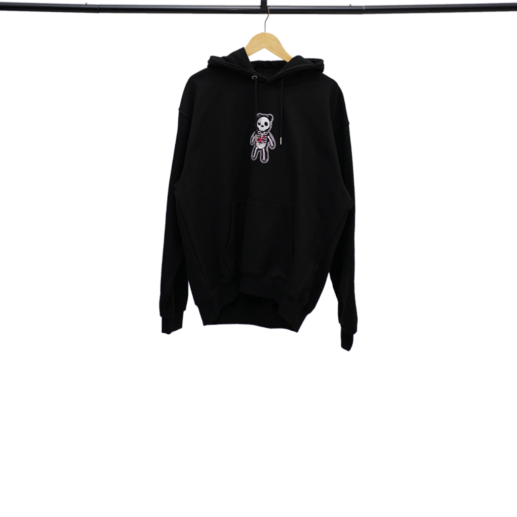 ADLV Black Skeleton Bear Hoodie Authentic / Jaket Acme De La Vie Hitam Original