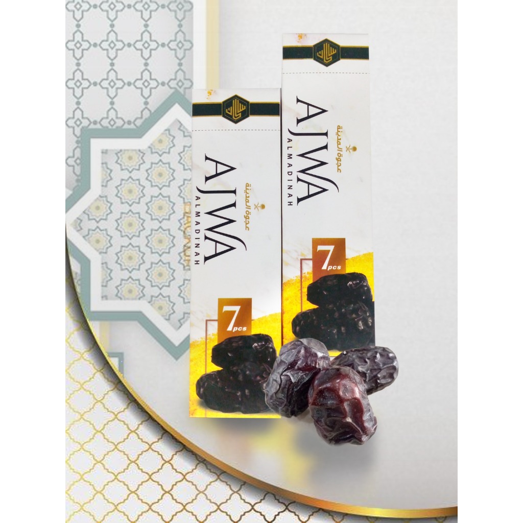 

Kurma Ajwa King Sultan Premium High Quality Isi 7 Butir