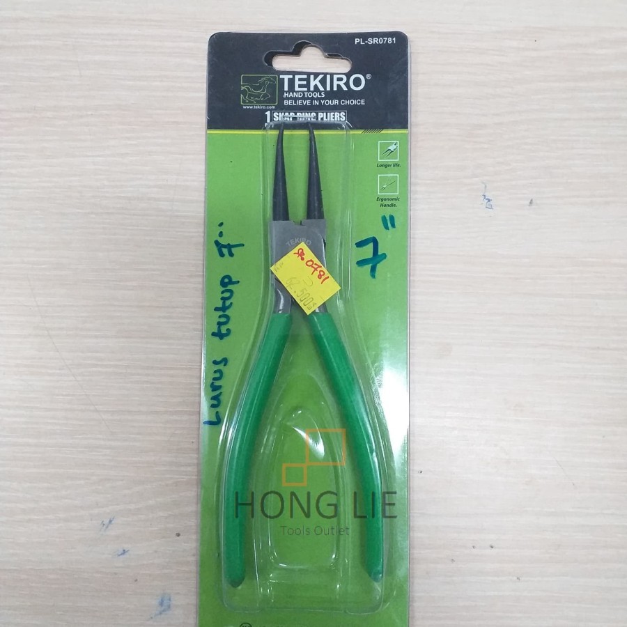 Tekiro Tang Snap Ring 7" Lurus Tutup