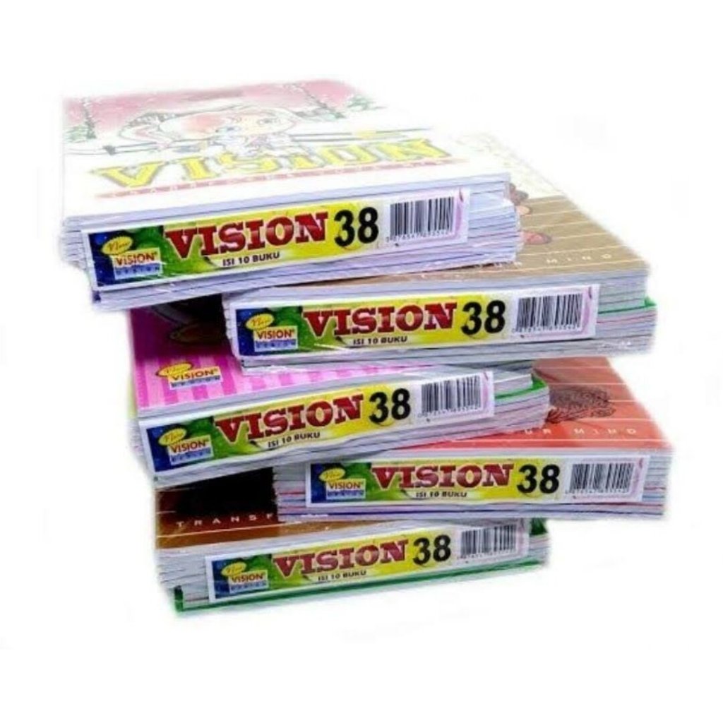 

BUKU TULIS VISION 38 LEMBAR ISI 5 BUKU