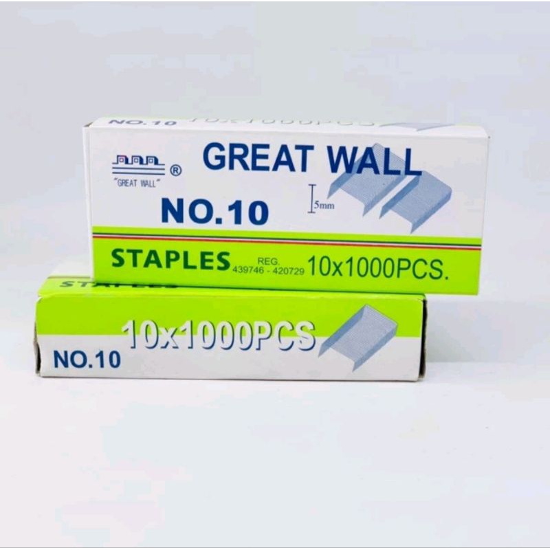 

Isi Staples kecil Great Wall No. 10