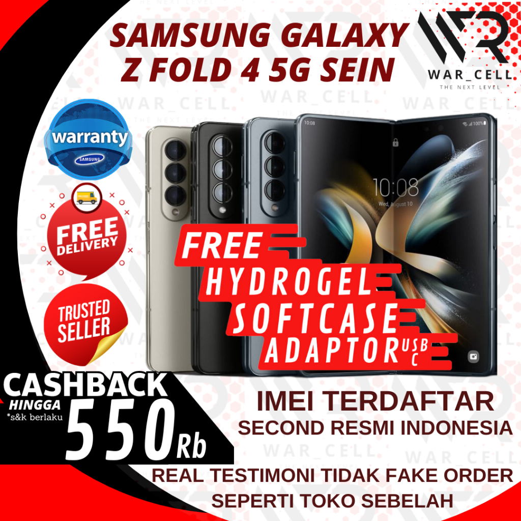 SEIN | Samsung Galaxy Z Fold 4 5G 512GB 256GB | Flip 3 5G 128GB Second