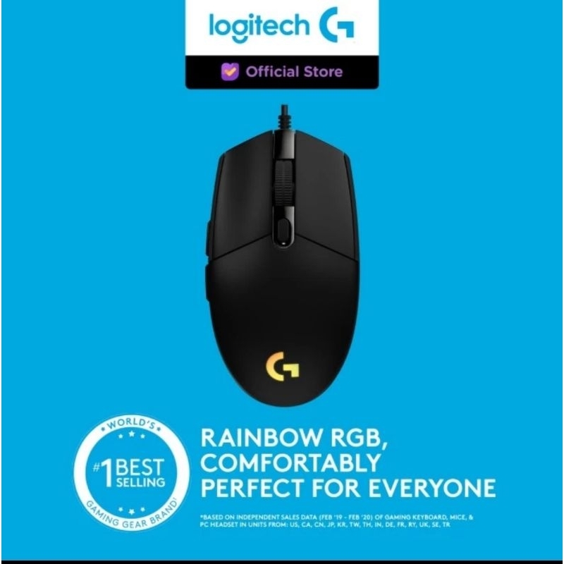 Logitech G102 Mouse Mouse Gaming Wired RGB LIGHTSYNC With Macro