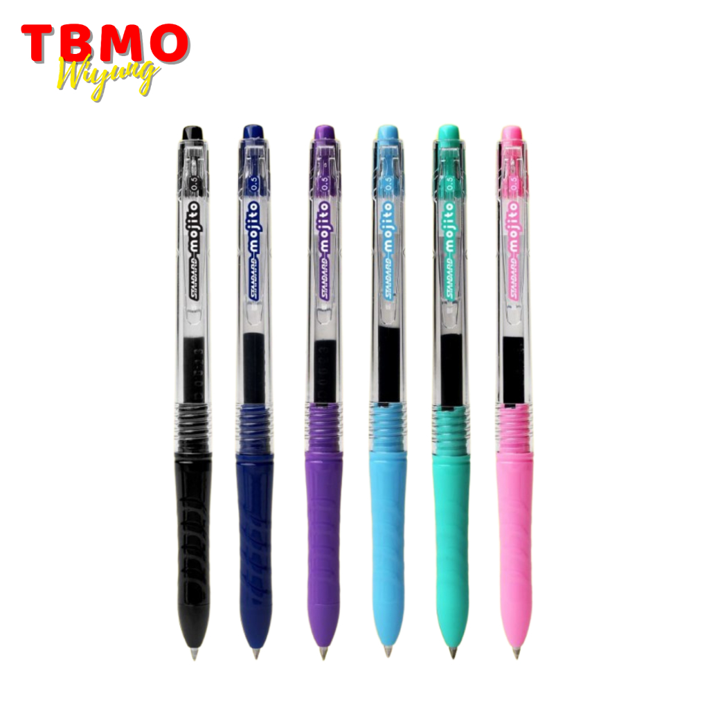 

( 1 Pcs ) TBMO Bolpen / Pulpen / Gel Pen Mojito 0.5mm Standard Per Pcs