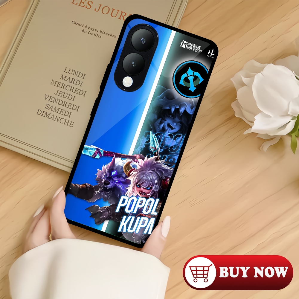 [MBL01]  Case Glossy Case VIVO Y17S | Casing Hp Kilau Motif AESTHETIC ML