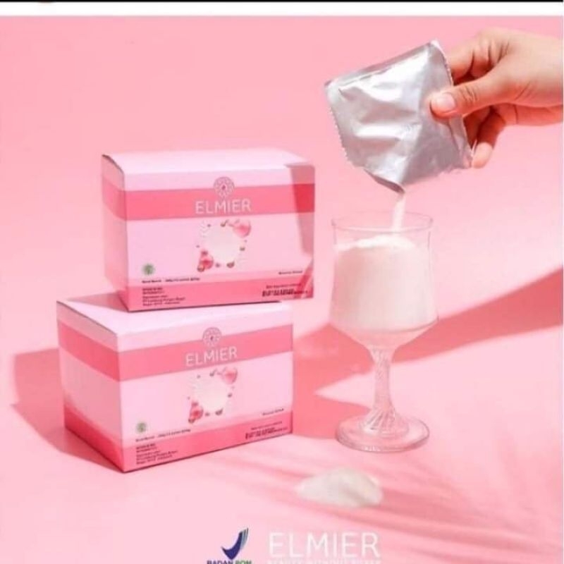 Elmier Collagen Premium Drink Minuman collagen