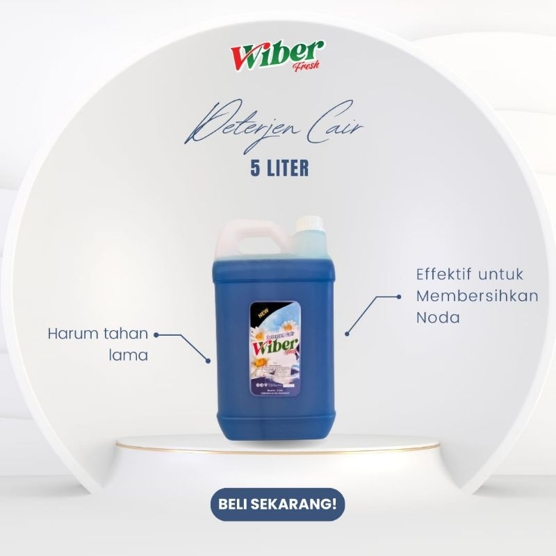 Diterjen Loundry wiber kemasan 5L