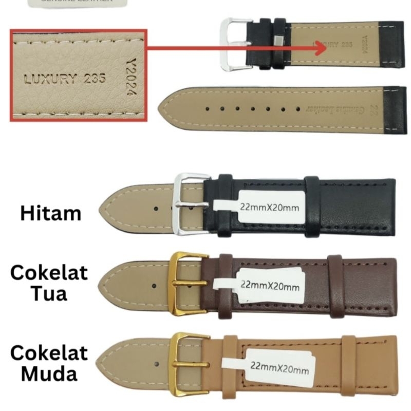 strap kulit jam tangan tali kulit jam tangan