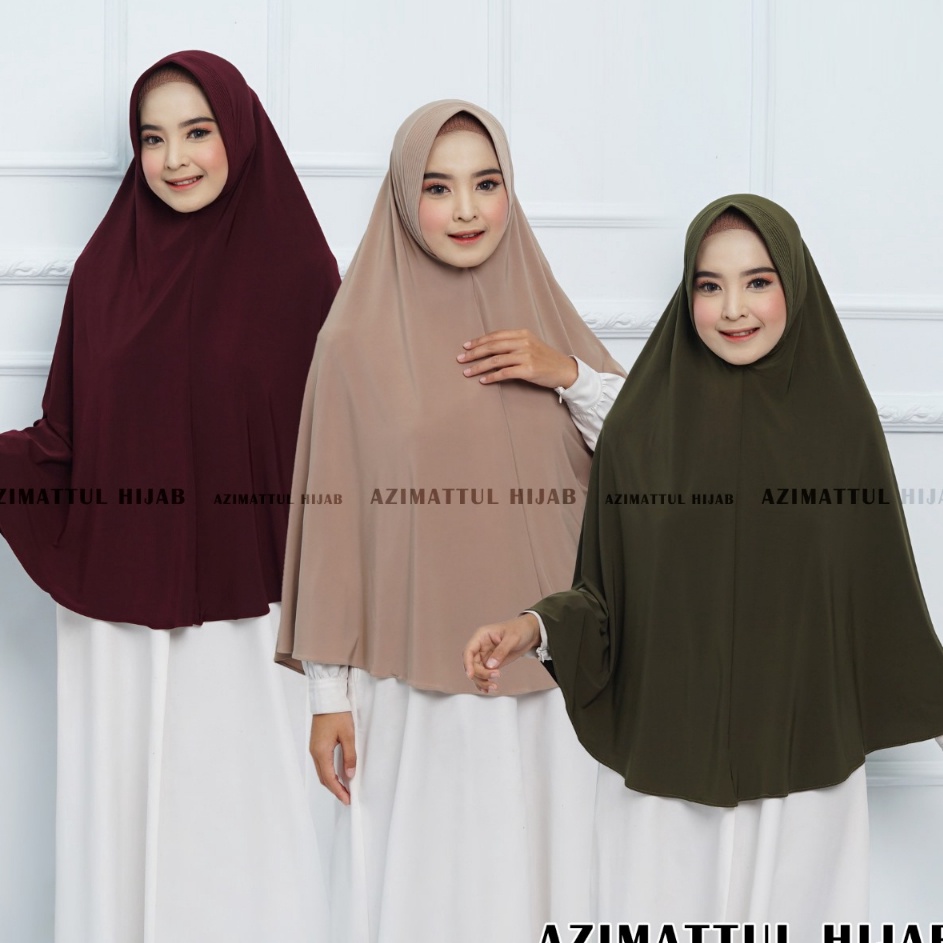 77 JILBAB INSTAN JERSEY XXL KERUDUNG JERSEY BERGO JERSEY INSTAN