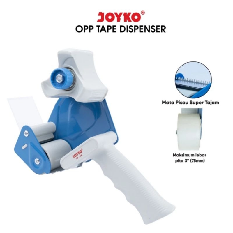 

Joyko Tape Cutter TD-2H - Tape Dispenser Pemotong Pita Perekat Joyko TD-2H