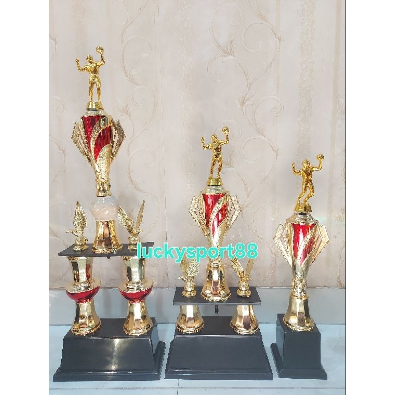 Trophy Piala 2kaki bola voli volley 1 set B.16