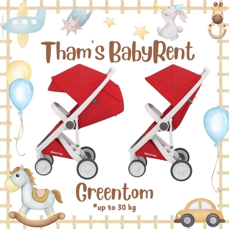 Sewa Greentom - Sewa Perlengkapan Traveling Stroller Greentom