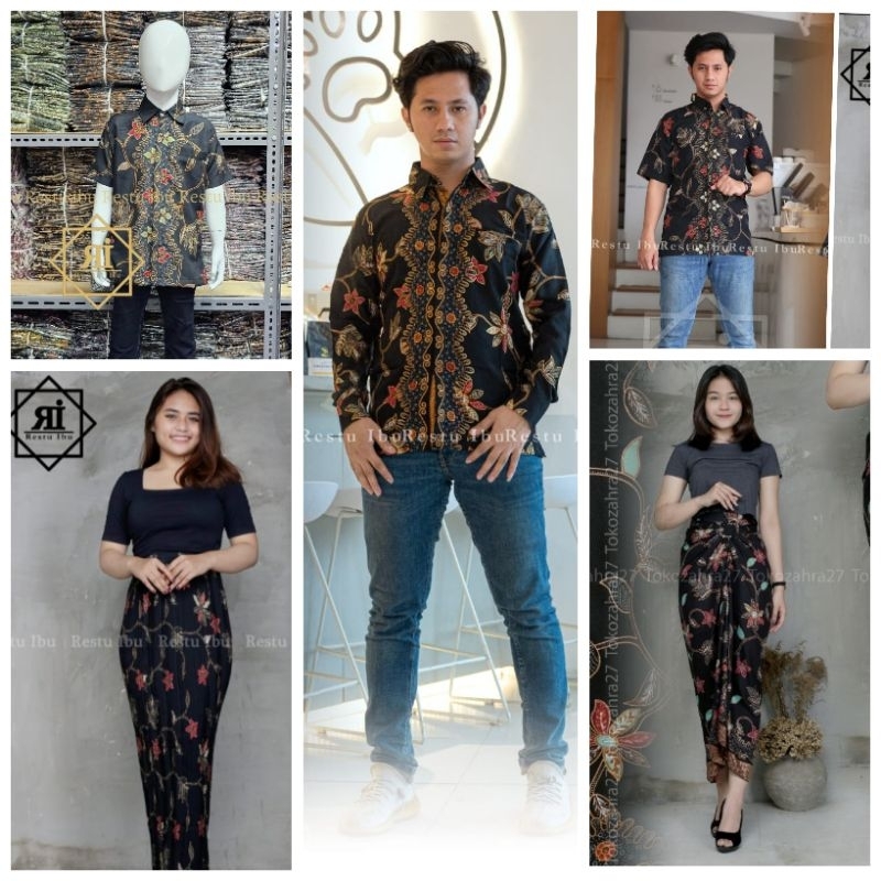 COUPLE BATIK MODERN / BATIK SARIMBIT MODERN / BATIK SERAGAM