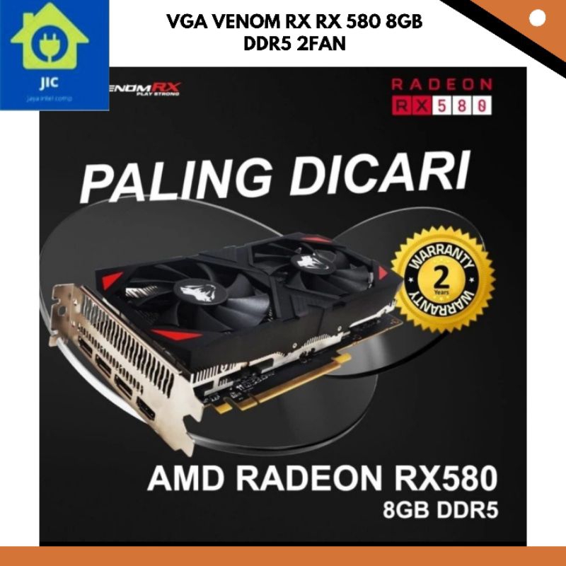 VGA VENOM RX RX580 8GB DDR5 2FAN