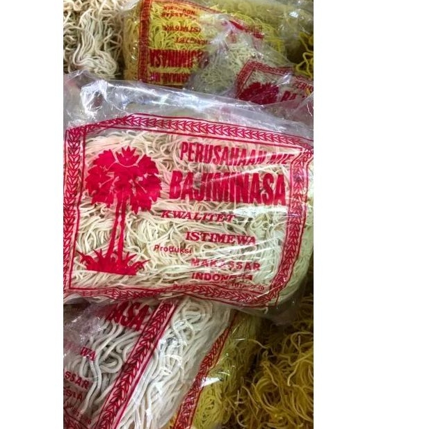 

mie basah putih,bajiminasa 1kg