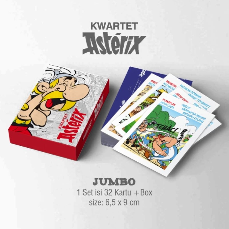 Kartu Kwartet Asterix Jumbo