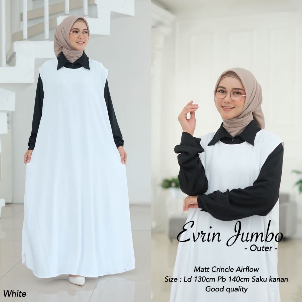 OUTER REMPEL MURAH POLOS PREMIUM/ROMPI/LONG CARDY/OUTER TREBARU 2024/ROMPI/COD/Outer Ceruty Babydoll