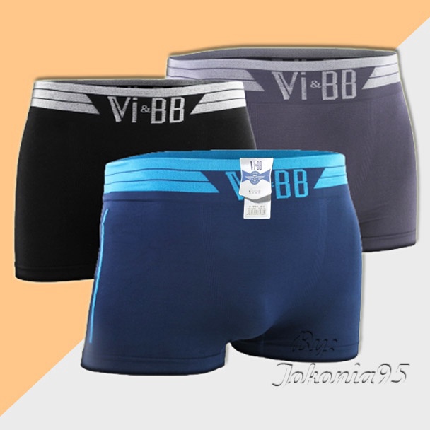BEST SELLER Promo Boxer Pria VIBB Premium  Celana Dalam Pendek Pria Boxer ViBB