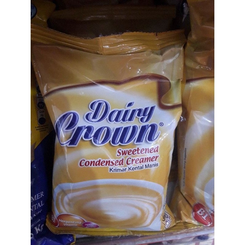 

Susu Krimer Kental Manis Dairy Crown 1 kg