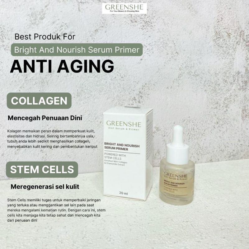 Bright & Nourish Serum Primer Greenshe