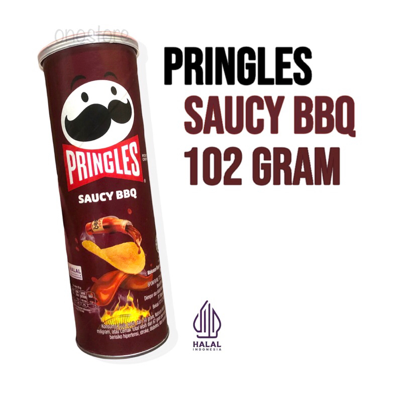 

Pringles Potato Crispy 102 Gram Saucy BBQ