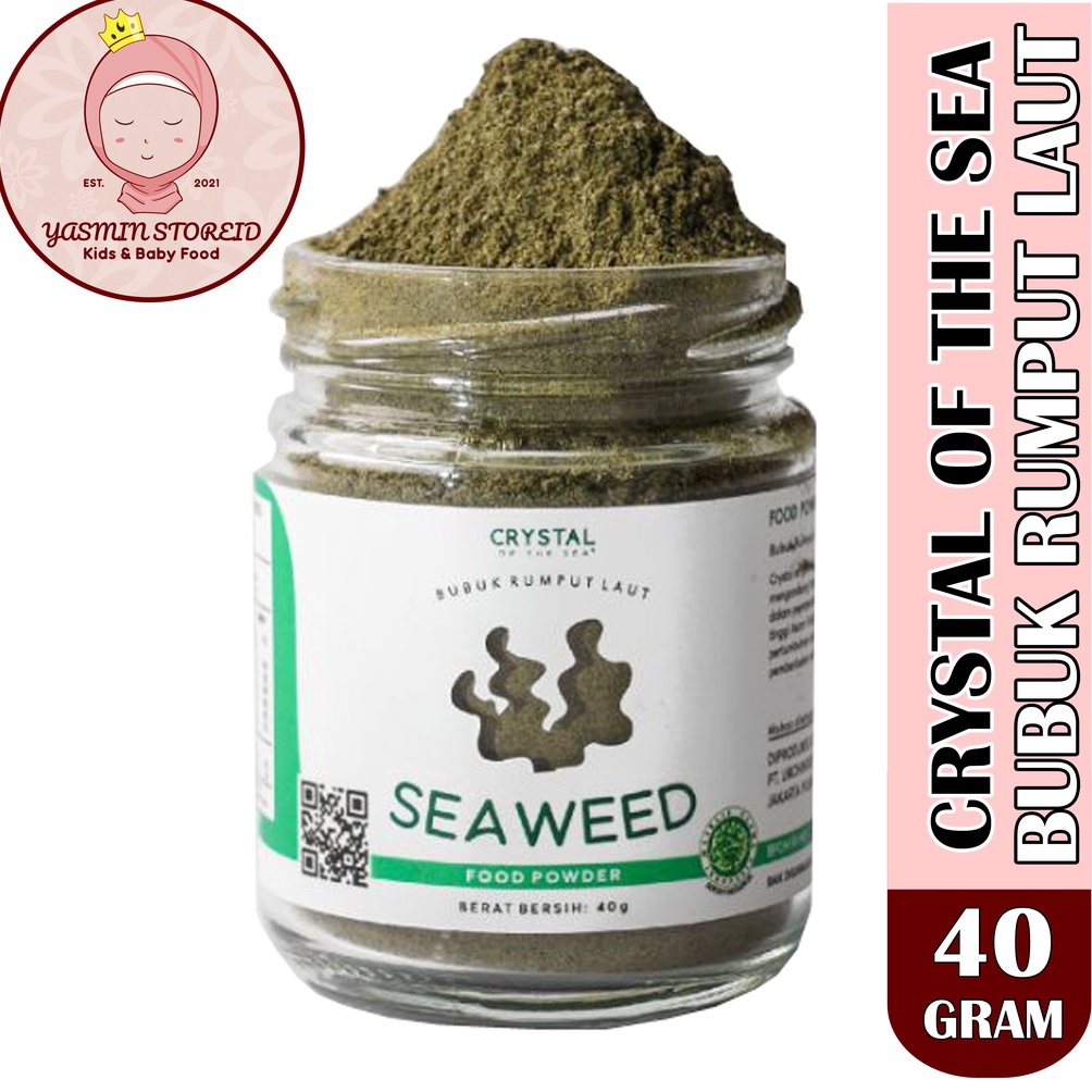 

Special Edition Seaweed Powder 4gr from Cystal of the Sea Bubuk Rumput Laut untuk MPASI T6P