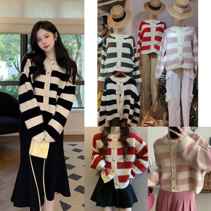 CARDIGAN SALUR RAJUT IMPORT / KNIT CARDI OUTER IMPORT BANGKOK