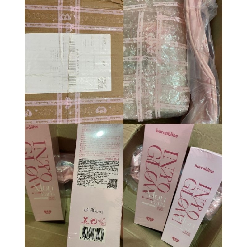 body wash body lotion barenbliss new bukan prelove