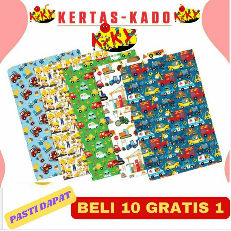 

Sidu Kiky Kertas Kado Grosir MURAH