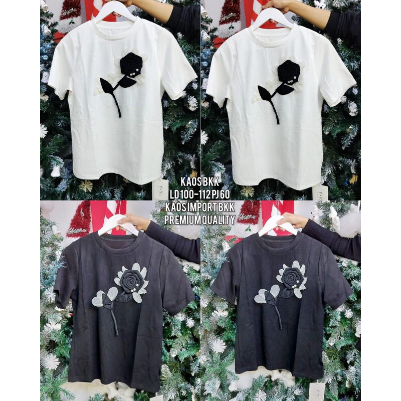 Kaos bkk bunga mawar